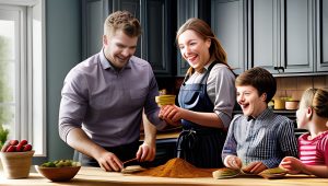 DYS DoYourSpice® Family with kids enjoying spice blending